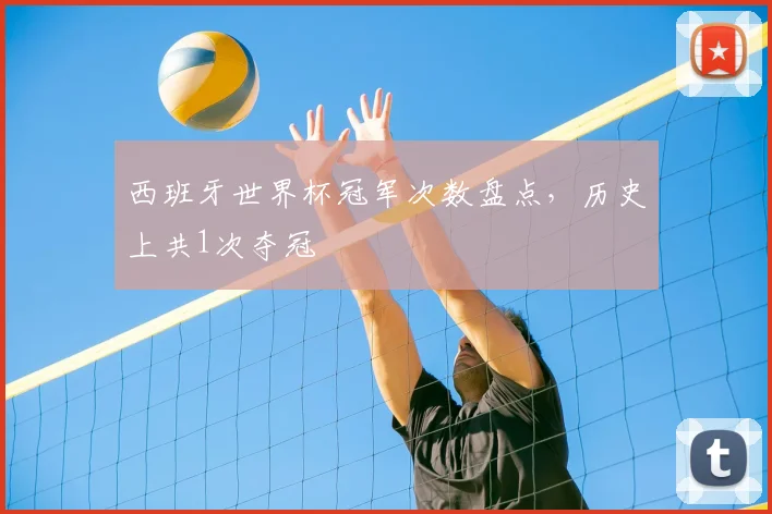 西班牙世界杯冠军次数盘点,历史上共1次夺冠